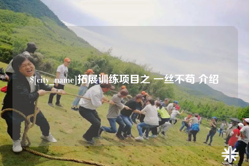 吐鲁番拓展训练项目之 一丝不苟 介绍